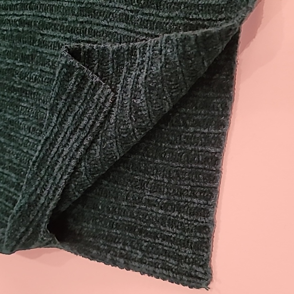 Prides Landing Chenille Loose Turtleneck Swearter Jade Green Large - Picture 7 of 11
